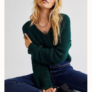 Free people Theo v neck sweater